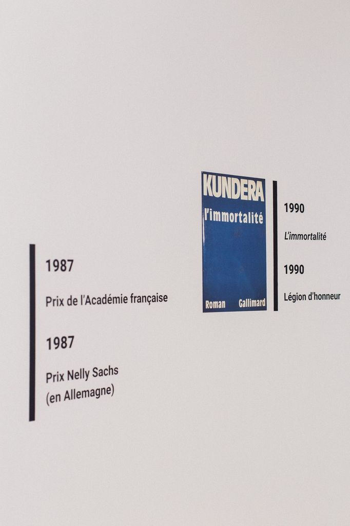 Výstavu Milan Kundera - Nostalgie po Evropě lze v Českém centru Paříž vidět do 5. září.