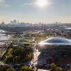Zaryadye park with a multifunctional concert complex Moscow, Russia