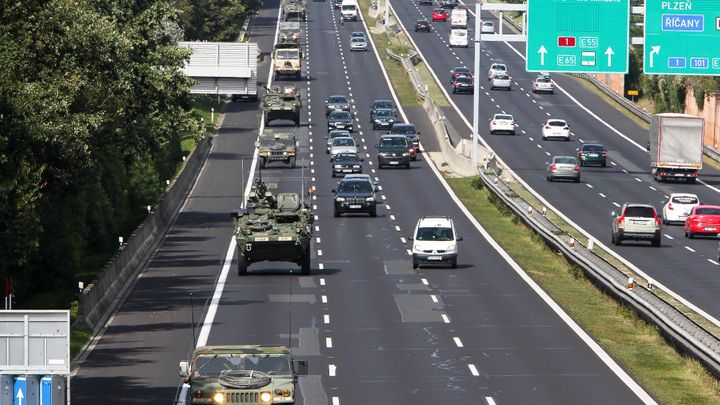 Českem budou projíždět američtí vojáci, pojedou na cvičení NATO do Maďarska; Zdroj foto: Jakub Plíhal