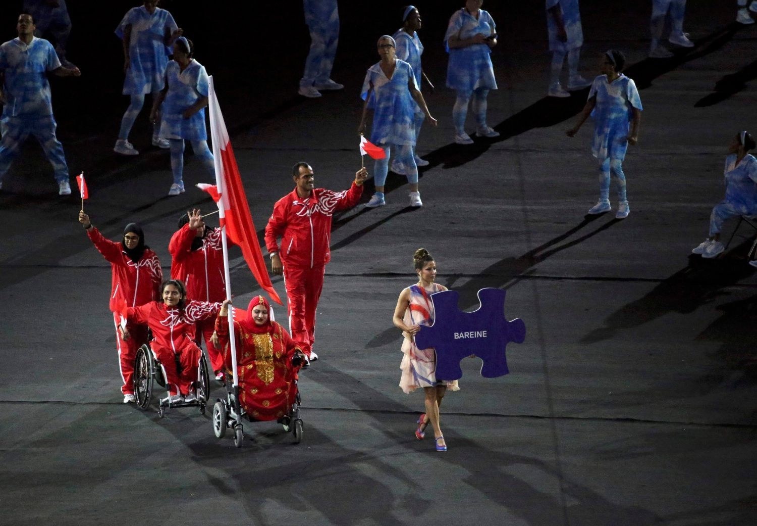 Zahajovací ceremoniál paralympiády 2016 - Bahrajn