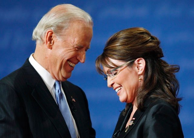 Sarah Palinová, Joe Biden,