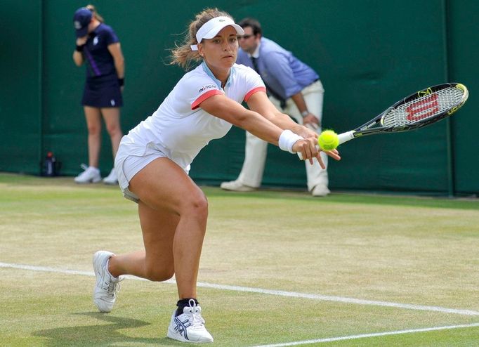 Petra Cetkovská ve Wimbledonu