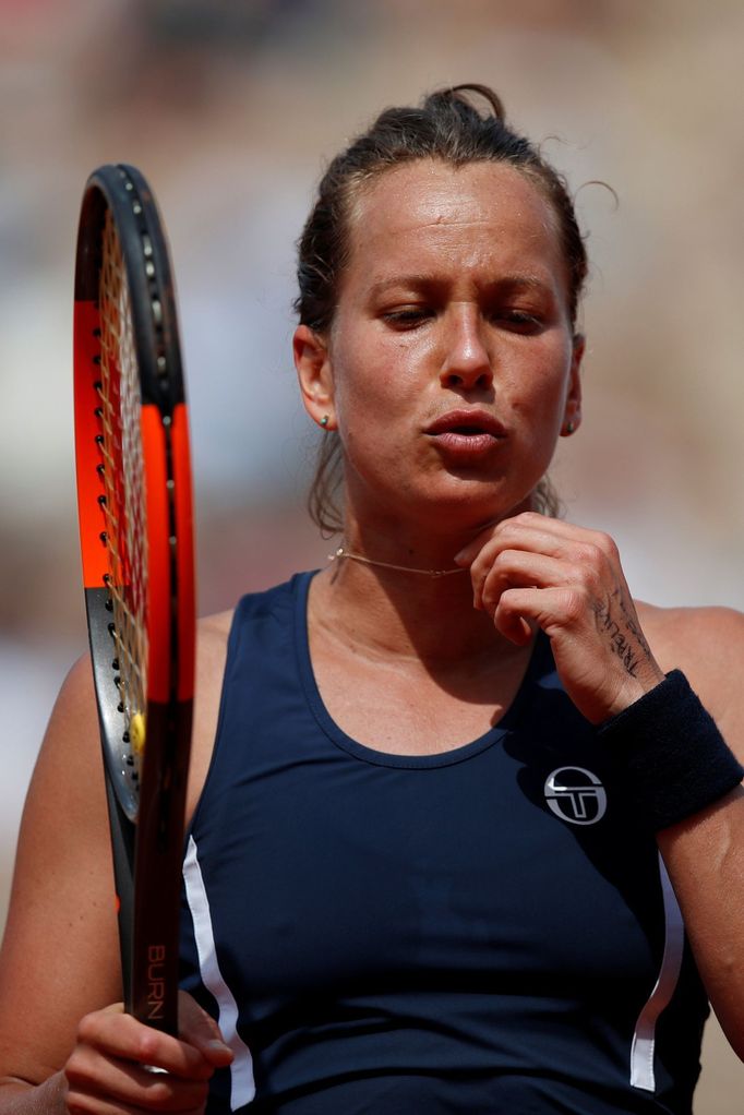 Barbora Strýcová v osmifinále French Open 2018