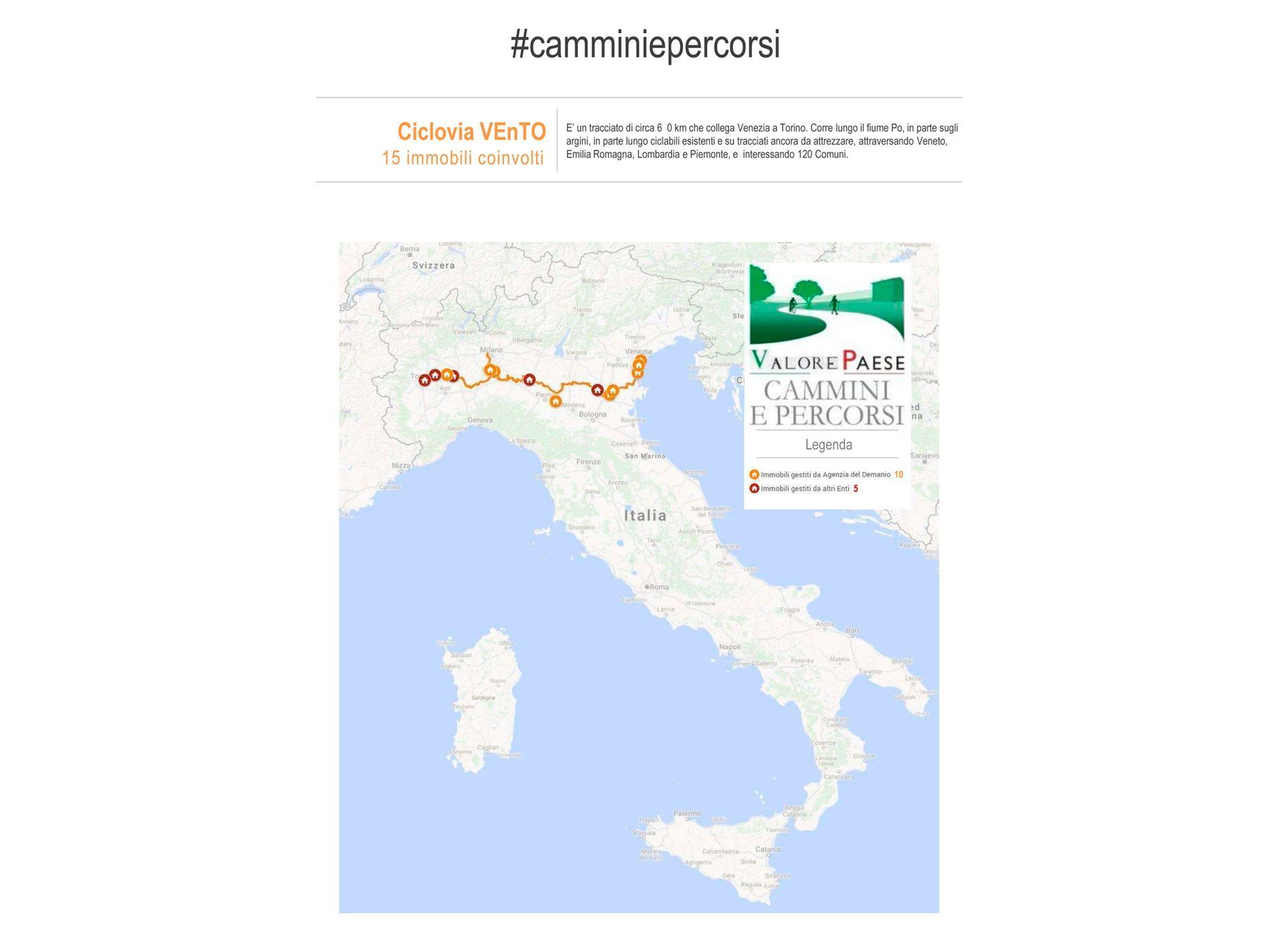 Trasa Ciclovia VenTo