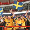 Hokej, MS 2013, Švédsko - Švýcarsko: fanoušci Švédska