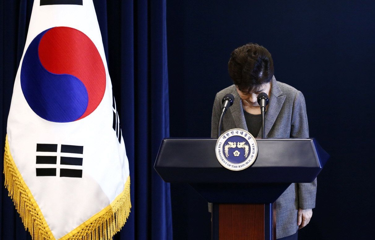 Jihokorejská prezidentka Pak kun-hje