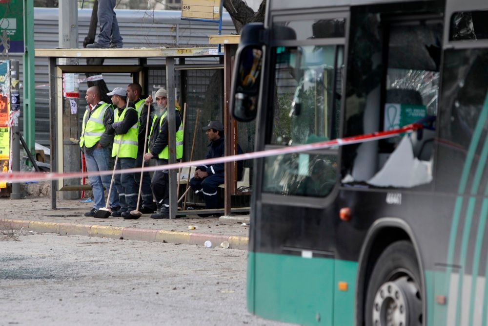 Izrael Jeruzalém nádraží exploze