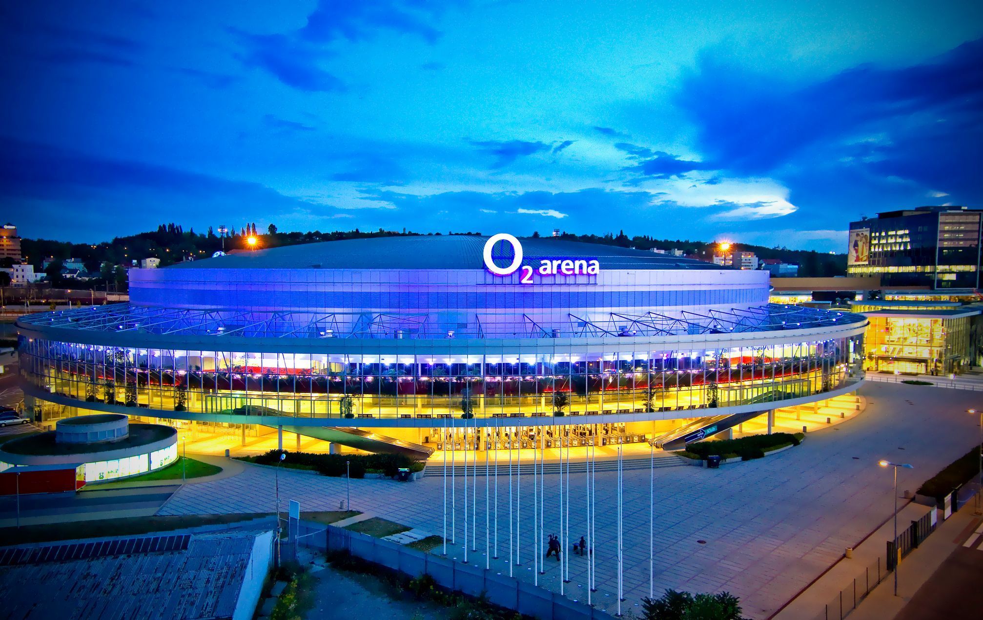 Stavba Sazky arény, Stavba O2 arény, Sazka aréna, O2 aréna, Praha, Domácí, MS v hokeji 2024
