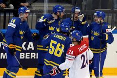 Sledovali jsme ŽIVĚ Česko vs. Švédsko 5:6sn, obrat nevyšel