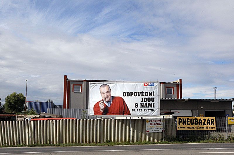 Billboardy na komunální volby v Praze