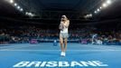 Maria Šarapovová s titulem z Brisbane 2015