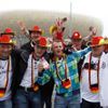 Fanoušci před čtvrtfinálovým utkáním Německo - Řecko na Euru 2012
