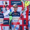 MS 2017 ve sjezdovém lyžování ve Svatém Mořici, kombinace mužů: Marcel Hirscher, Luca Aerni, Mauro Caviezel