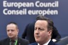 Britský premiér David Cameron na summitu EU v Bruselu.