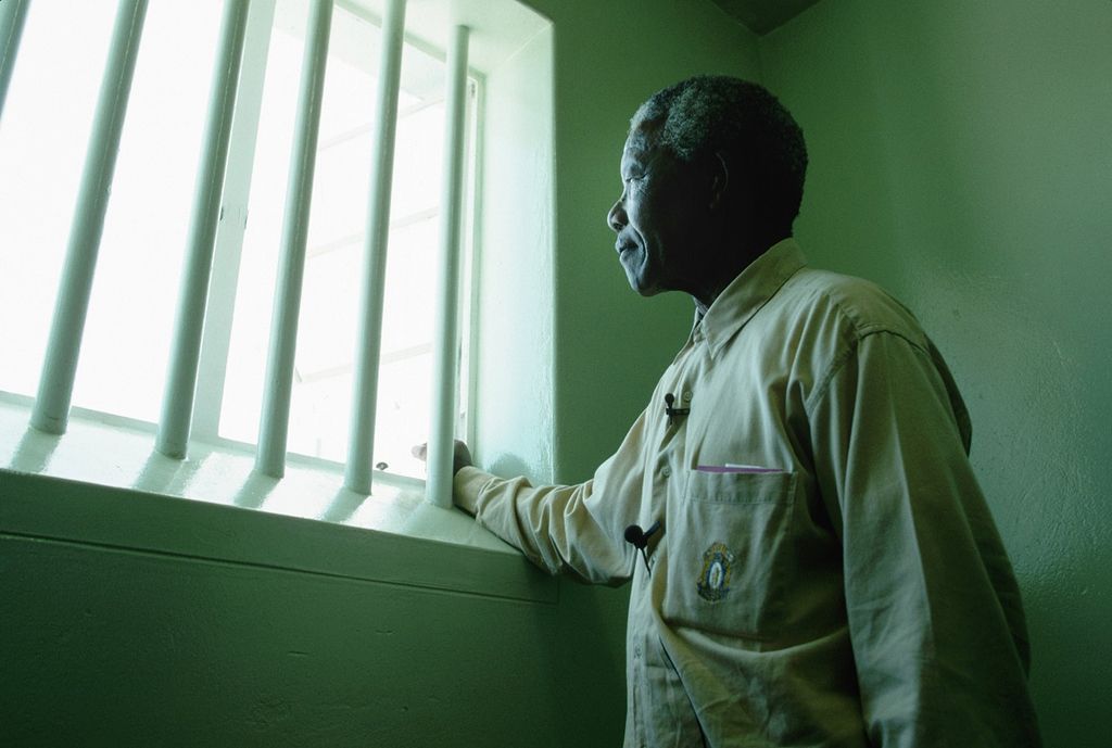 Nepoužívat v článcích! / Fotogalerie: Nelson Mandela / Vězení / 1997
