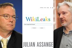 Jak Google potkal WikiLeaks. Assangova kniha je o Schmidtovi