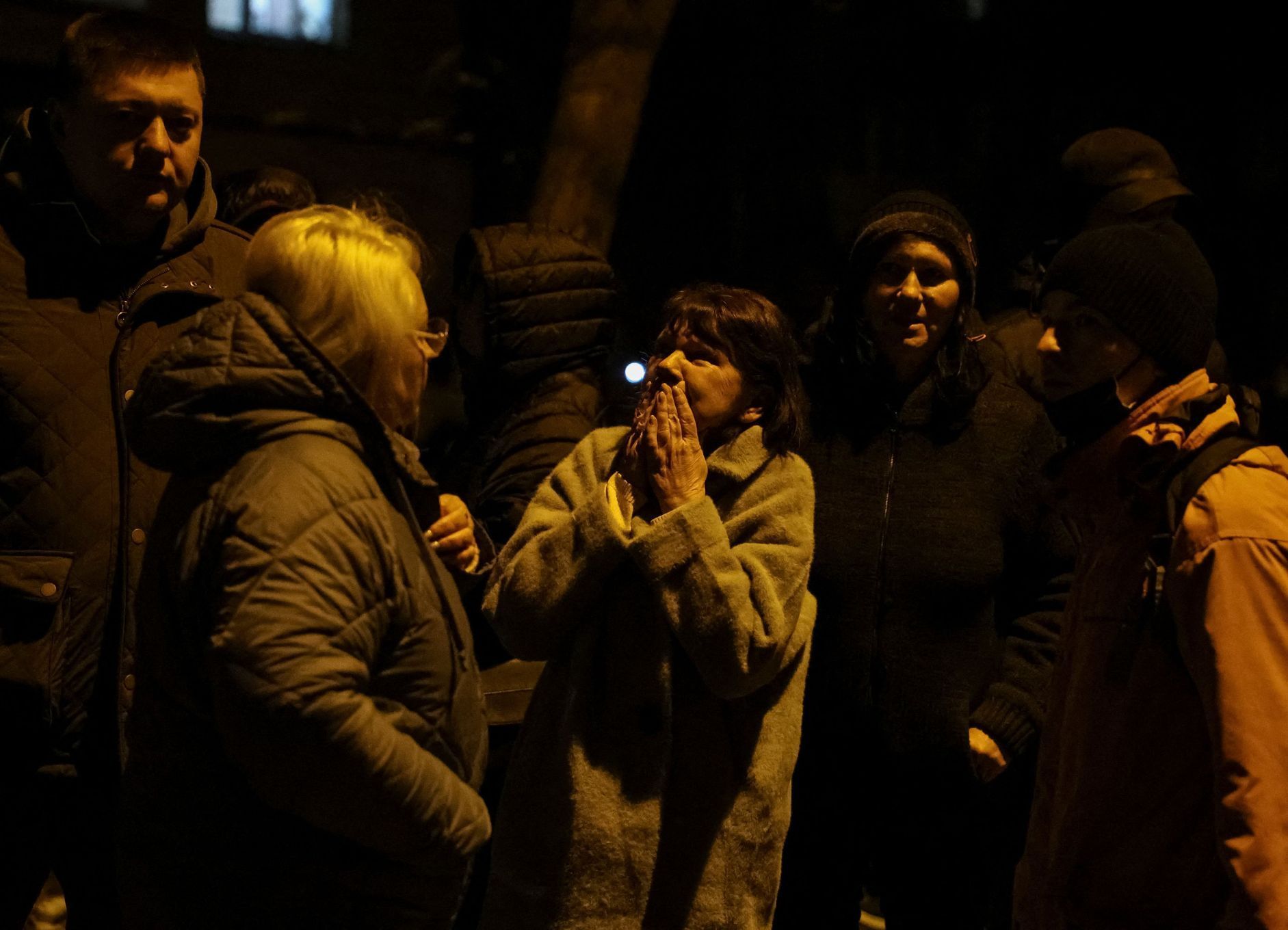 Noční ruský úder na Kyjev