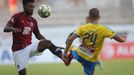 Benjamin Tetteh v zápase 4. ligového kola Teplice - Sparta.