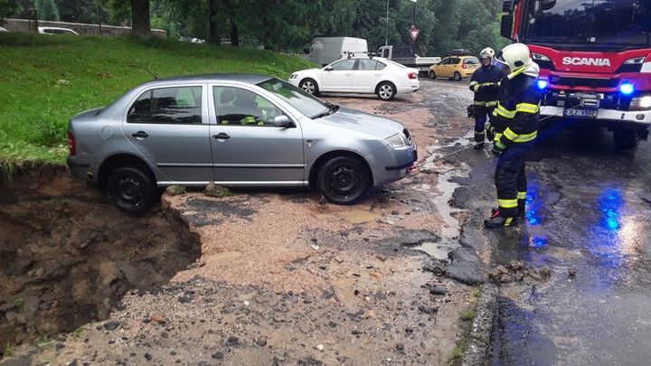 V Libereckém a Olomouckém kraji hrozí vzestup řek, k tání sněhu se přidává déšť; Zdroj foto: HZS Libereckého kraje