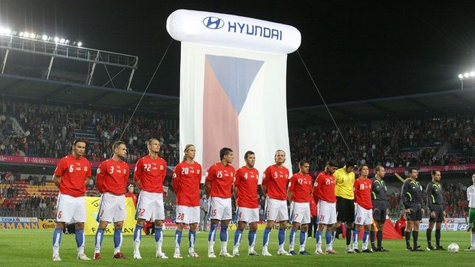 Čeští fotbalisté mají velkou podporu fanoušků