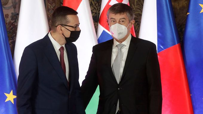 Český premiér Andrej Babiš a jeho polský protějšek Mateusz Morawiecki.