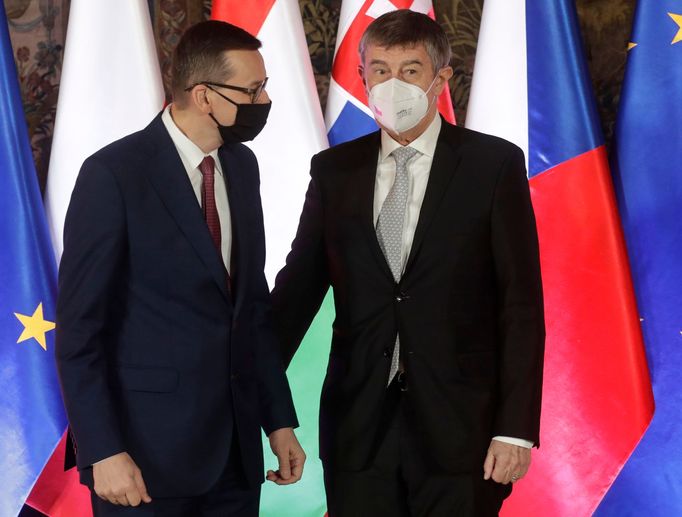 Český premiér Andrej Babiš a jeho polský protějšek Mateusz Morawiecki.