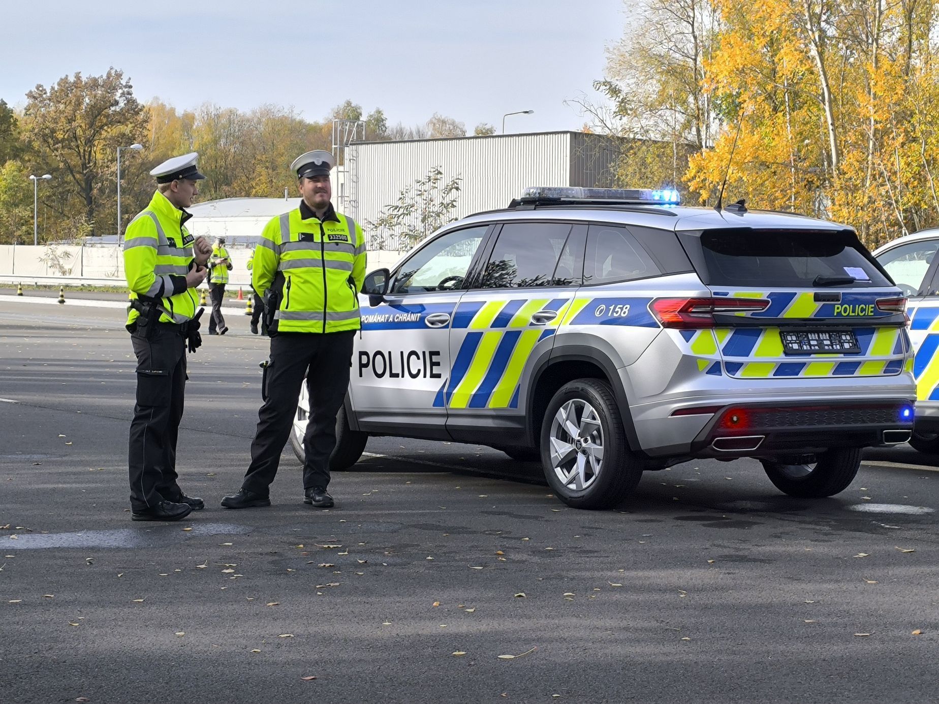 Policie Škoda Kodiaq  předávání nových vozů