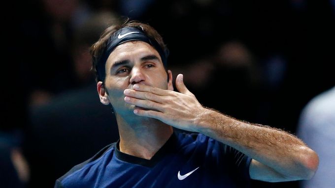 Roger Federer slaví titul v Basileji 2015