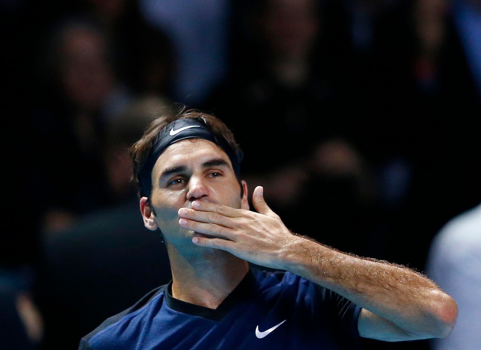 Roger Federer slaví titul v Basileji 2015