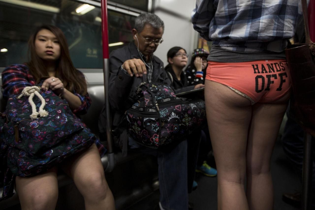 No Pants Subway Ride neboli jízda metrem bez kalhot