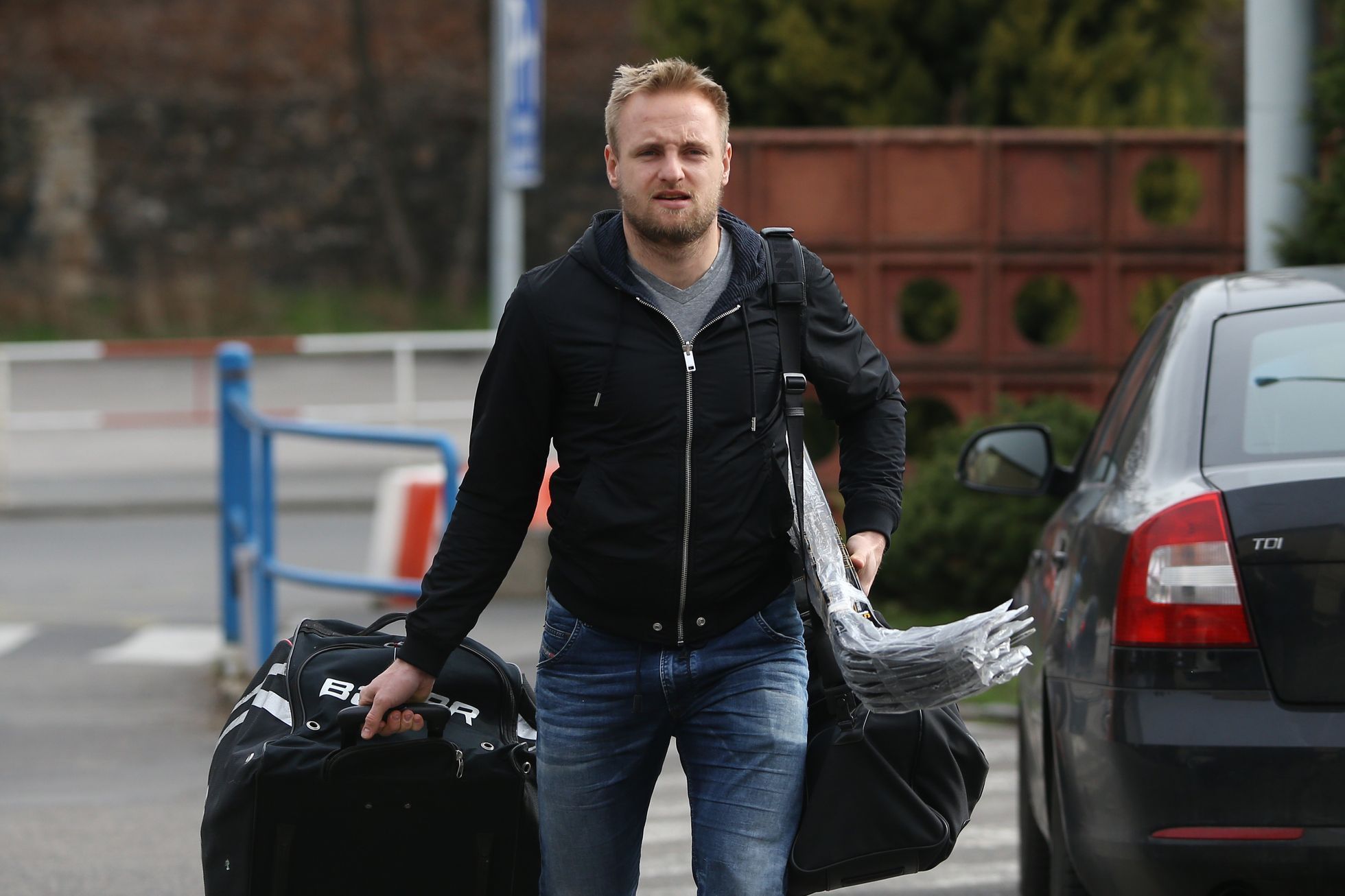 Česká hokejová reprezentace na prvním tréninku před MS 2017