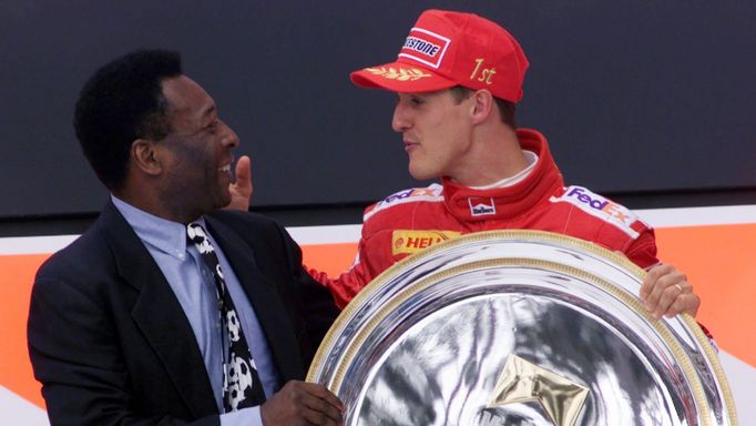 F1, VC Brazílie 2002: Pelé a Michael Schumacher