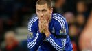 Eden Hazard v dresu Chelsea