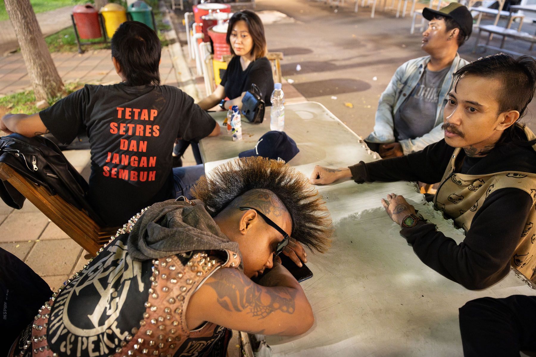 Jakarta, Indonésie, Punk