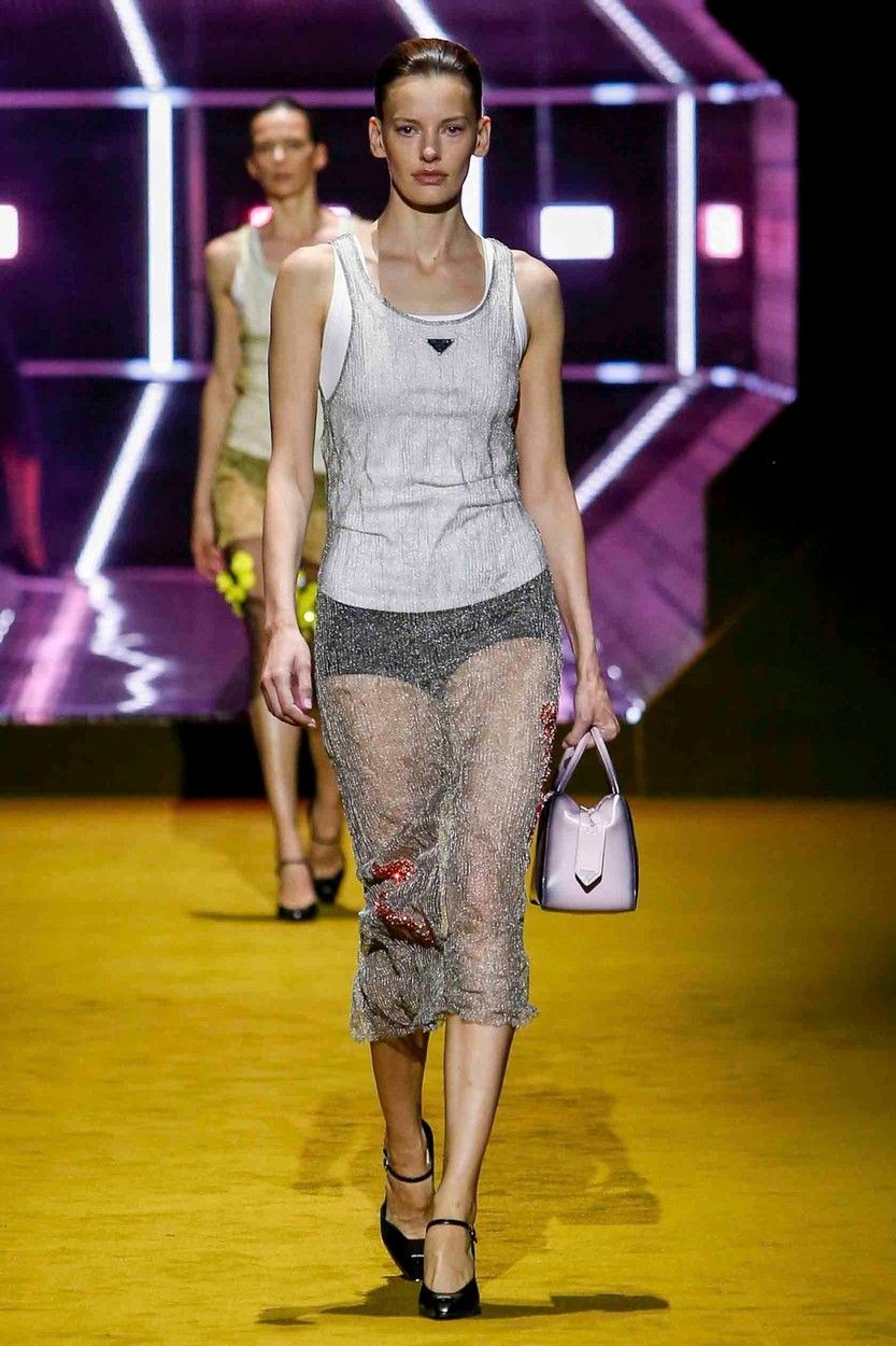 Fashion Week, Prada, žena