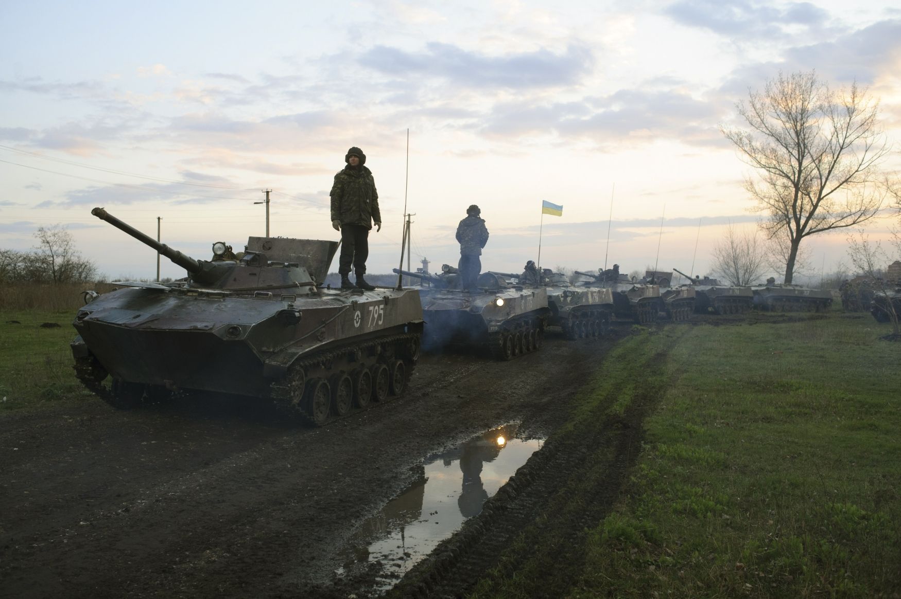 Ukrajina - Slavjansk - tank - armáda