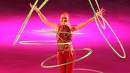 Hulla Hoop dancing Violetta Afanasyeva.
