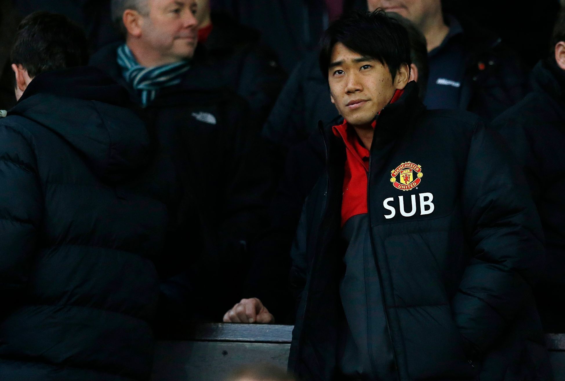 Sinži Kagawa, zraněný záložník Manchester United