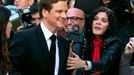 Colin Firth arrives for the film premiere of "Railway Man