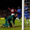 Fotbal, Evropská liga, Chelsea - Sparta: David Lafata (10) slaví gól