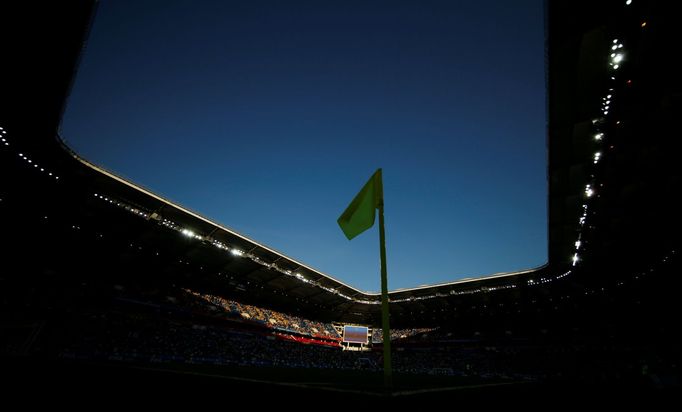 Stadion v Rostovu při zápase Uruguay - Saúdská Arábie na MS 2018