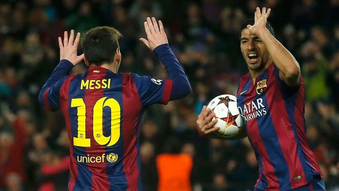 Dvojice Lionel Messi a Luis Suárez zařídila všech sedm branek do sítě Valencie.