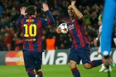 Barcelona v poháru zdemolovala Valencii 7:0, góly dávali Suárez s Messim