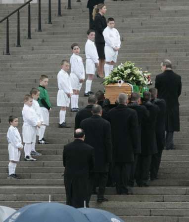 Pohřeb fotbalisty George Besta