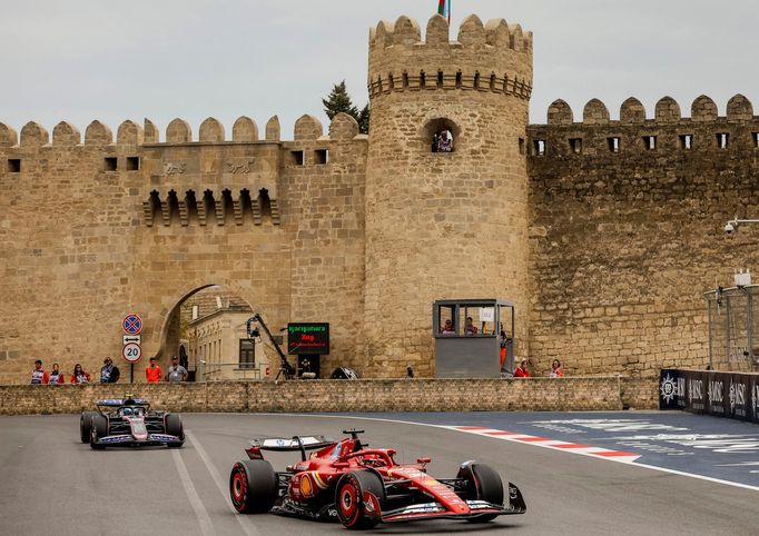 Charles Leclerc, Ferrari ve VC Ázerbájdžánu F1 2024