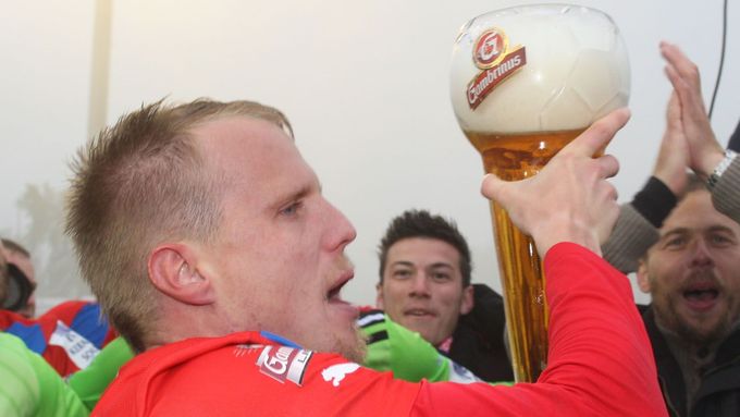 David Limberský byl v sobotu při oslavách ligového titulu spolu s Pavlem Horváthem středem pozornosti.