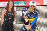 Contador na rozdíl od Rodrigueze hostesky ušetřil sprchy šampaňským.
