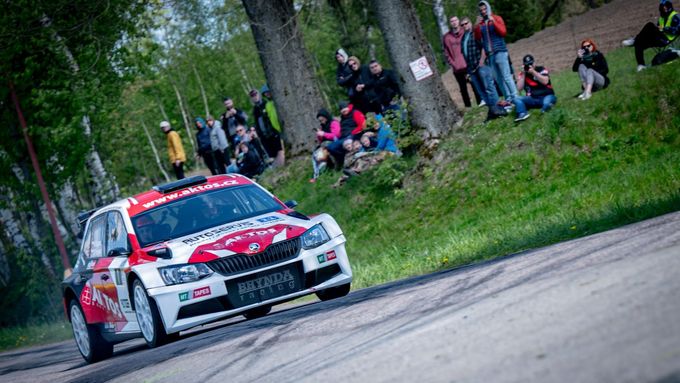 Karel Kupec, Škoda Fabia R5 během Rallye Králíky 2024