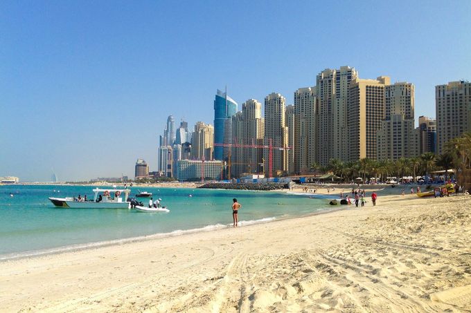 JBR pláž, Dubaj