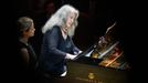 Martha Argerich (vpravo) na festivalu Dvořákova Praha.